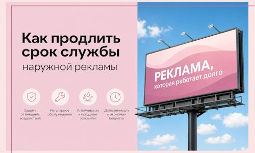 Как продлить срок службы наружной рекламы в  Лесосибирске