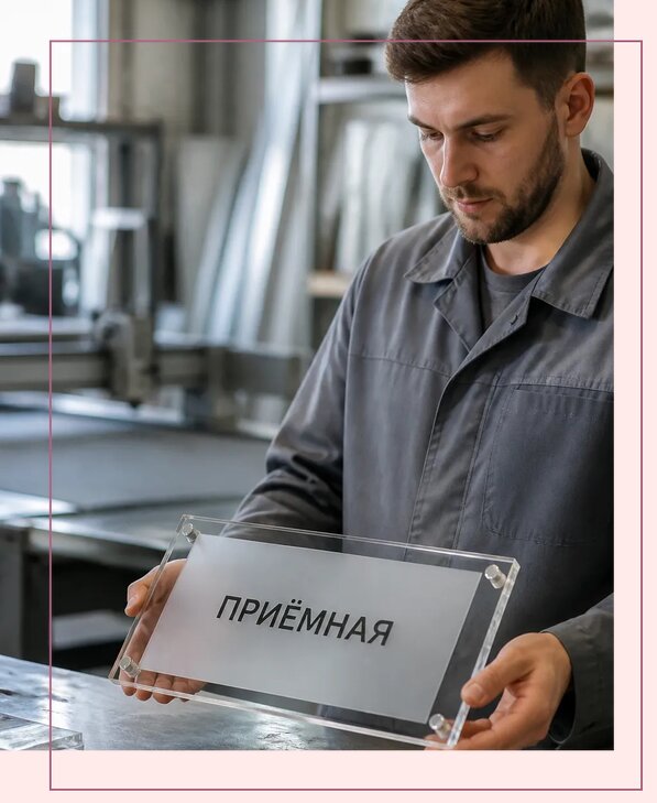 Таблички из оргстекла на заказ в Лесосибирске от 4062 р. | Аванза-Лсс